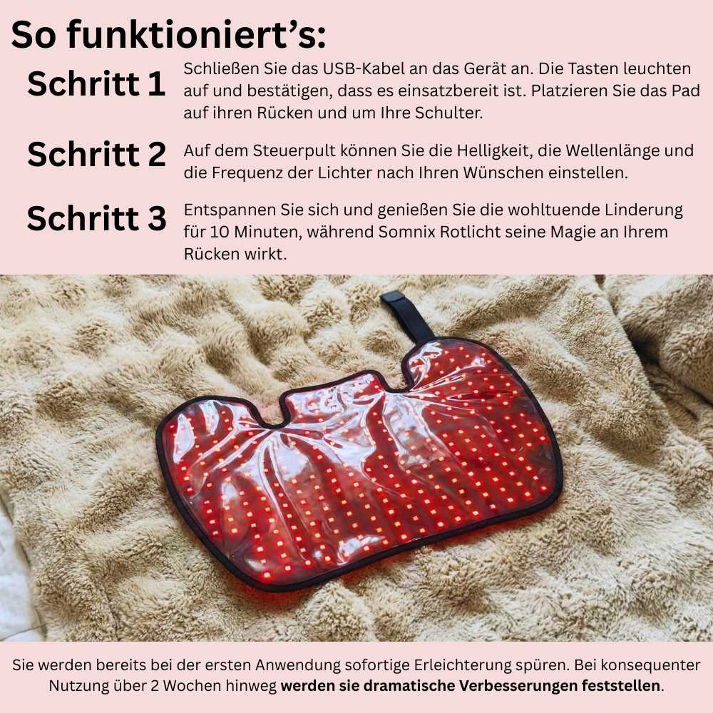 Somnix™ Dual-LED Rotlichttherapie